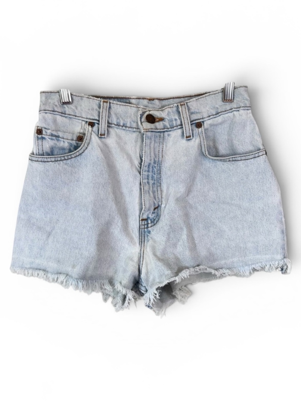 Vintage 90s Levi's 551 Distressed Cutoff Denim Shorts